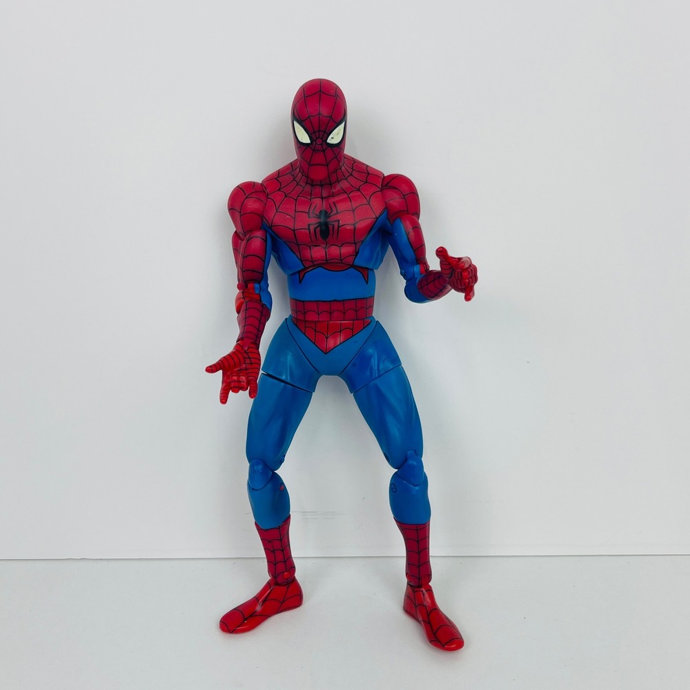 Marvel Legends Spider-Man Action Figure Red Blue 11 Inch Comic Style Excellent
